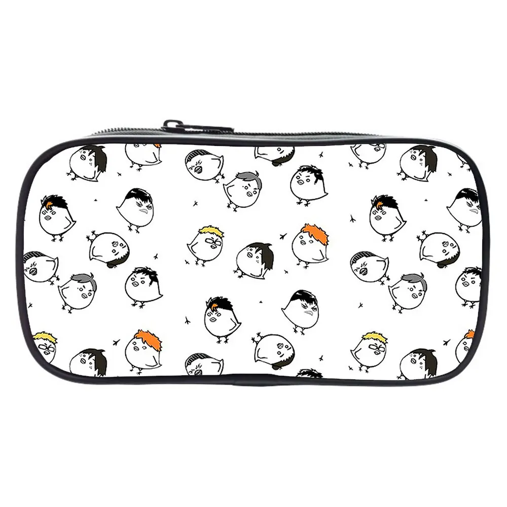 Haikyuu Large Pencil Case  School Big Capacity Pencil Pouch Bag for Kid Girl Boy Teens Cute Canvas Pencil Case College Office