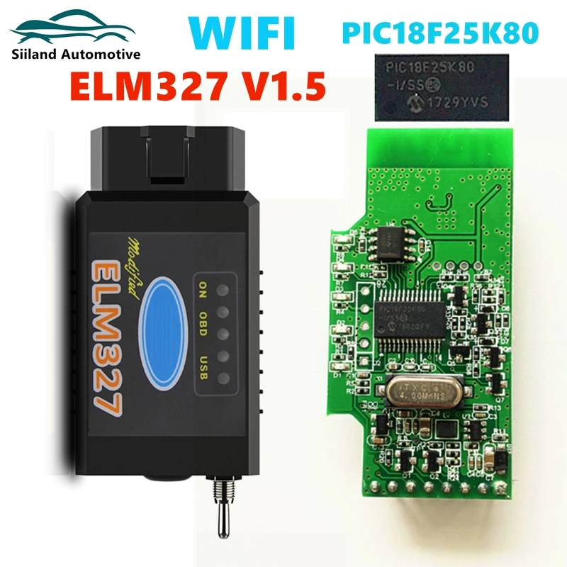 New Elm327 V1.5 Hs/ms Can Switch Code Reader For Ford Forscan Chip