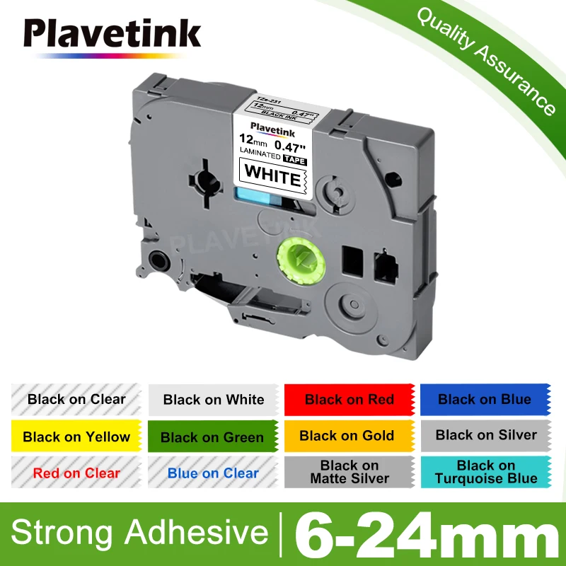 

Plavetink Compatible For Brother TZ-S231 Strong Adhesive Label Tape Printer Label Printer TZ-S131 TZ-S221 TZ-S621 TZ-231