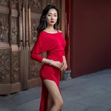 Корейский дизайн набор костюма для танца живота для женщин Профессиональный танец живота Халат Пояс Костюм свободная сетка танцевальная одежда платье A396