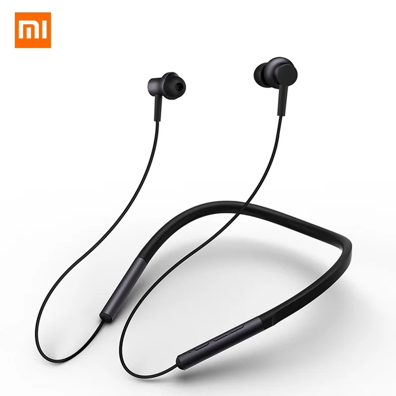 Xiaomi беспроводной Bluetooth воротник наушники Спорт Bluetooth гарнитура с микрофоном шейным ободом наушники для мобильного телефона видео игры