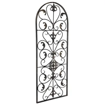

Spanish Arch Wall Art Victorian Style 41.5" Semi-Circular Retro Decorative Spanish Arch Wall Art Victorian Style Iron Ornament
