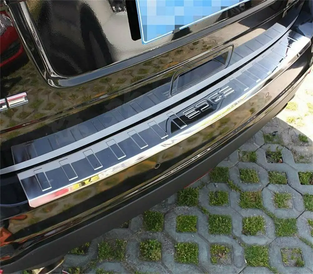 Подходит для Ford Edge 11- из нержавеющей стали заднего бампера Защитная Накладка порога