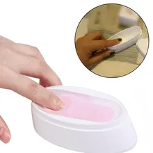 Аксессуары для ногтей, французская коробка для пудры, 1 шт., модный лоток для порошка для ногтей, форма для маникюра, белый контейнер для ногтей, инструменты для ногтей