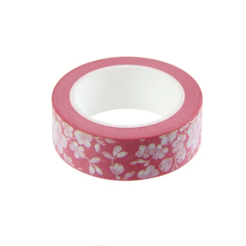 

1 Pc / Pack 1.5cm*10m Cherry Blossoms Japanese Paper Washi Tape Office Adhesive Tape Kawaii cute Decorative Stationery Stickers