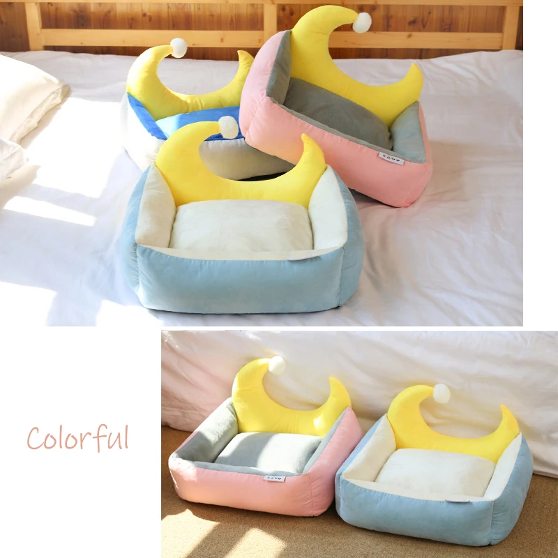 Домашние животные бинго Собака Постельный Комплект Красочные луна корабль тент