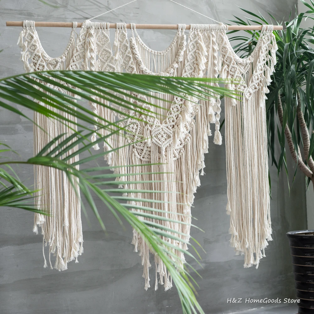 Woven Wall Tapestry Large Macrame Wall Decor Handmade Macrame Wall