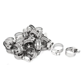 

Adjustable 10-16mm circumference 8mm width hose clamp hose clamp 25 pieces