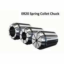 

ER20 3-12mm Spring Rod Collet Chuck Holder A Type Extension for CNC Engraving Machine Milling Lathe Tools