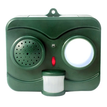 

Solar Energy Acousto-Optic Bird Repeller Repellent Deterrent Pigeon Scarer Strong Ultrasonic Wave Bird Scare Pest Control