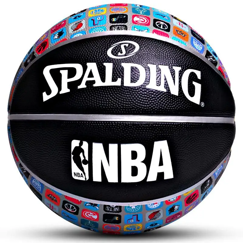 Spalding Баскетбол 7th студенческие дети Крытый Открытый Nba износостойкое соревнование баскетбольное оборудование Корзина мяч - Цвет: 83-649Y