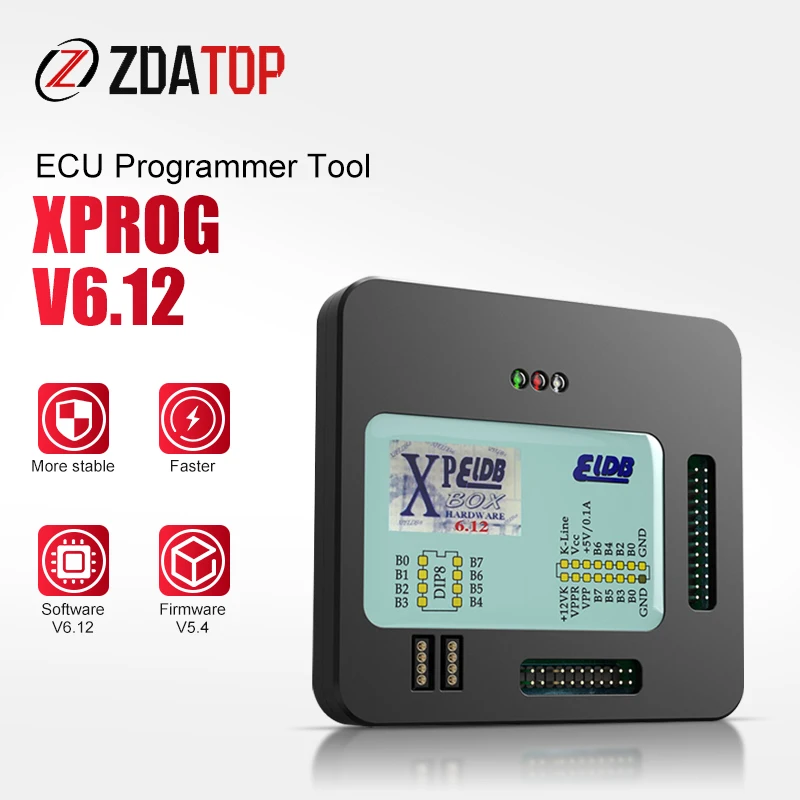 ПРОГРАММАТОР XPROG V6.12 инструмент для программирования ECU X Prog M Полные Адаптеры