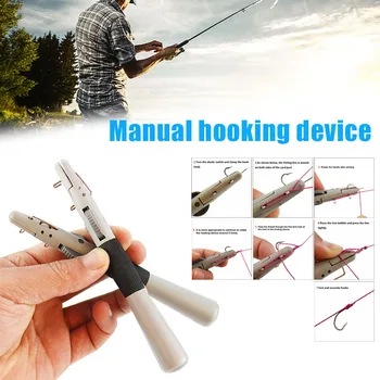 

Fishing Line Knotter Fast Hook Tying Quick Knot Tool 360 Degree Rotation Manual Device Tier Binding Fishing Tools