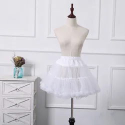 Fashionable Puffy Skirt Vintage Dress Underskirts Women Hoopless Short  Dance Crinoline Petticoat