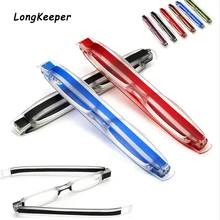 Складные очки для чтения с вращением на 360 градусов, диоптрийные мужские и женские складные очки для чтения при дальнозоркости 1,0 1,5 2,0 2,5 3,0 3,5 4,0