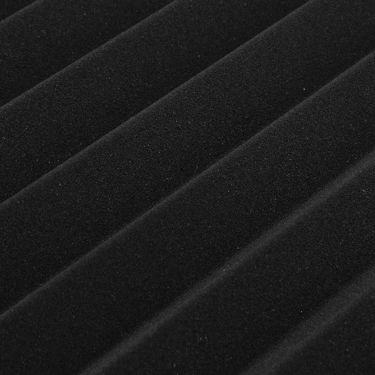 1 шт. акустическая студийная звукоизоляция пены стены Плитки 50x50x5 см; Цвет: черный