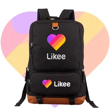 Новый рюкзак likee pattern app крутой для мальчиков и девочек