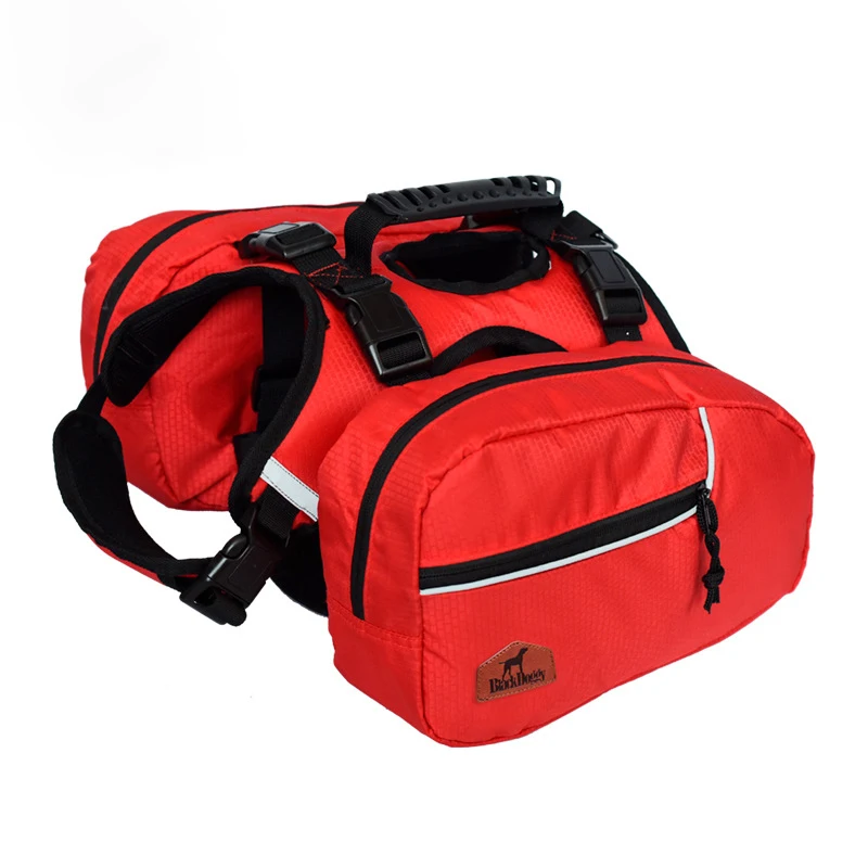 Consigue tu estilo ahora precio bajo diario Auténtico garantizado Naranja, L Bolsa Sillín Portador Impermeable para Senderismo Viaje Paseo Perro 28kg - 40kg Alforja Ajustable con Reflectante para