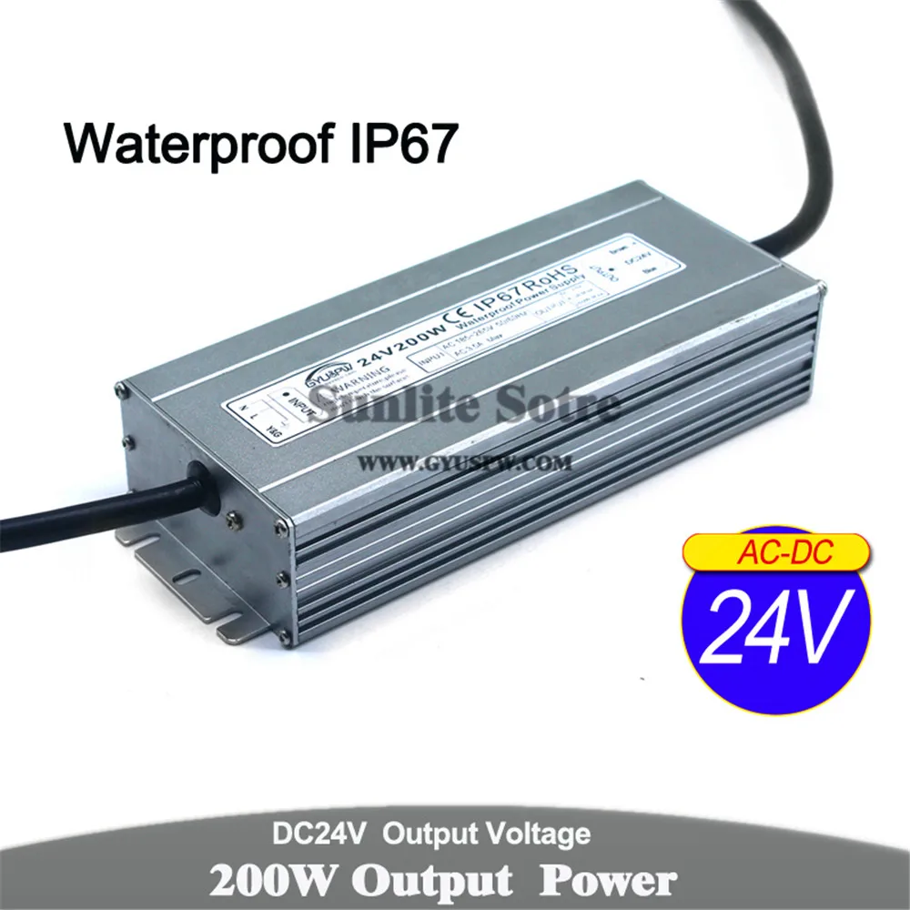 24v200w
