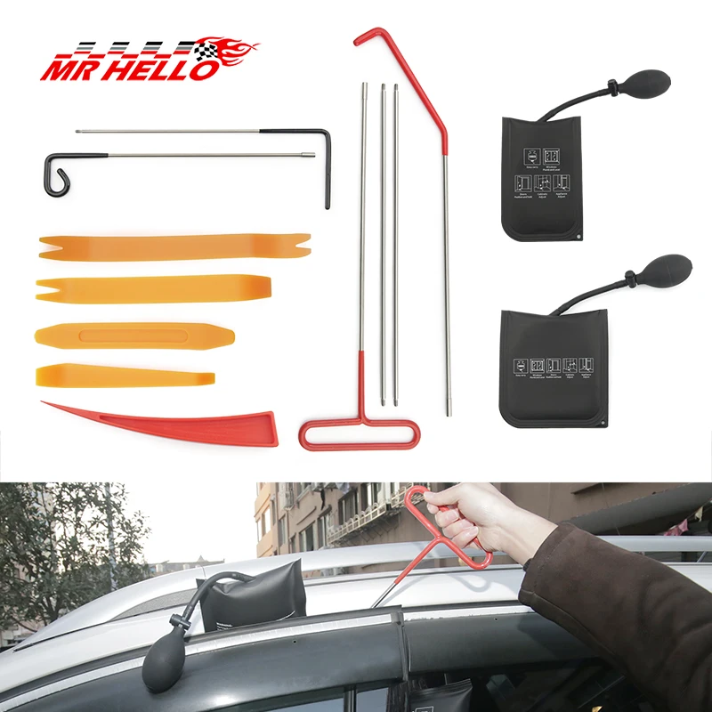 HighEnd Contemporary Fashion 9Pcs Car Door Key Lost Lock Out Emergency