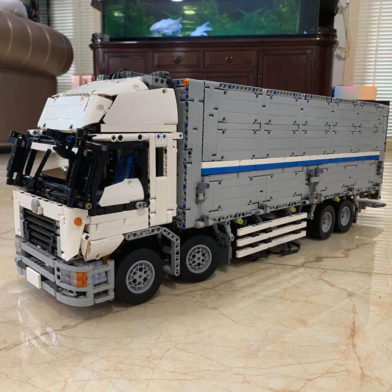 Совместимо с Lepining 23008 APP RC Technic Car Serie MOC 1389 Arakawa буксировочное крыло контейнер для