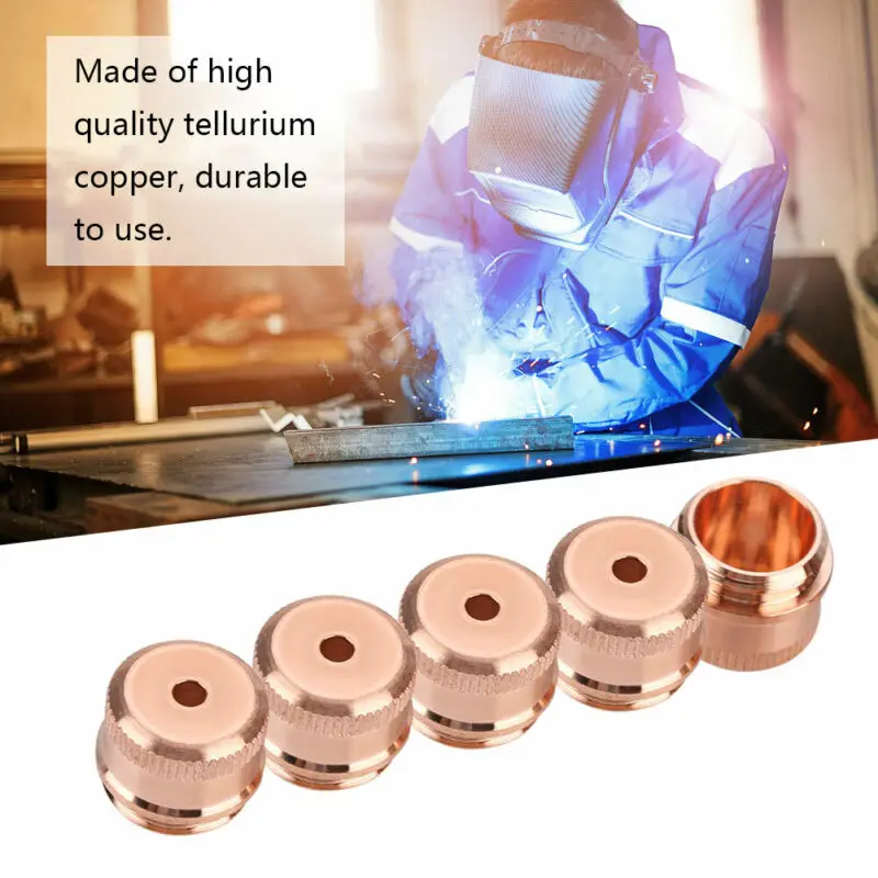 

5 PCS Plasma Protective Cap 9-8238 SL60-SL100 Plasma Cutting Torch Cutting Current 50-60A Working Pressure 0.6-0.8MPa