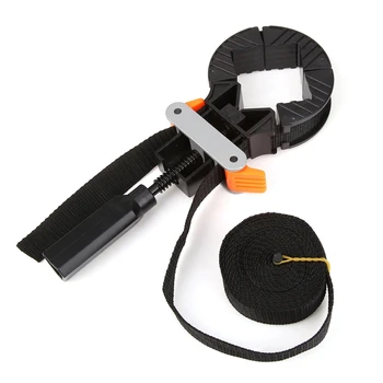

Promotion! Multifunction blet clamp Woodworking Quick Adjustable Band Clamp Polygonal clip 90 Degrees Right Angle Corner Photo F