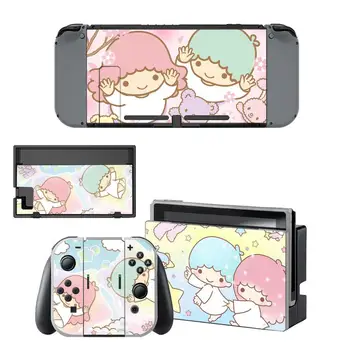 

Anime Little Twin Stars Nintend Switch Stickers Nintendoswitch Skin Vinyl Decal Sticker for Nintendo Switch Console Joy-Con Dock