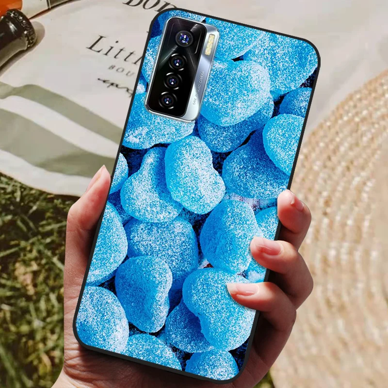 Silicone Back Cover Phone Case with Soft Bumper Coque