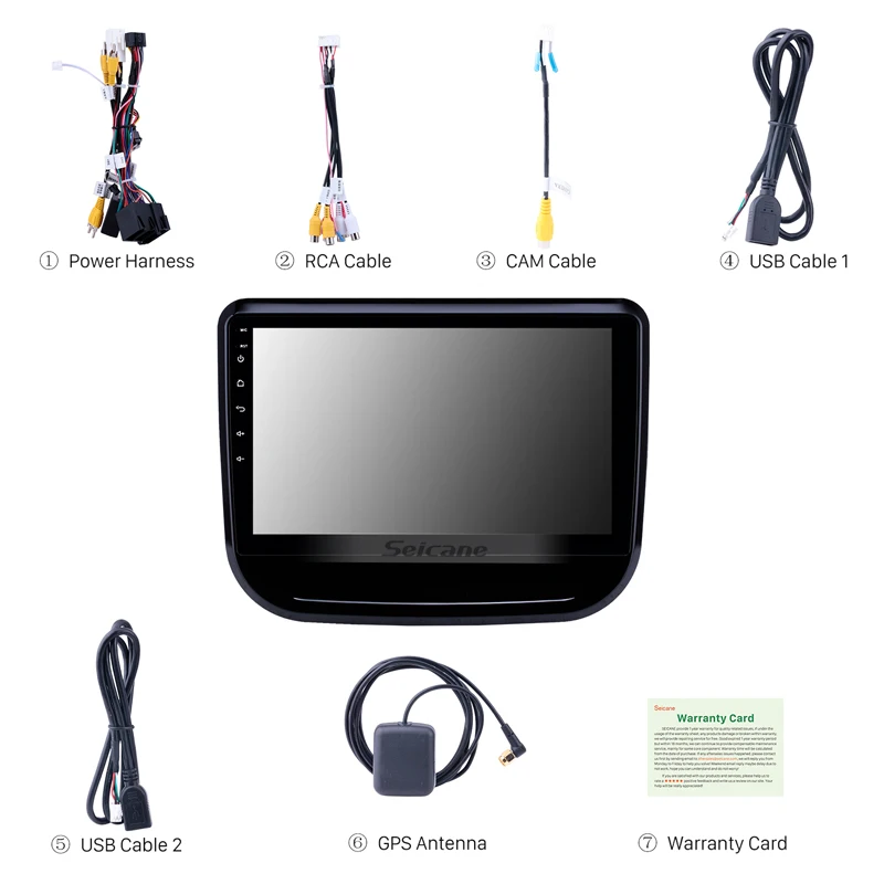  Seicane GPS Navi Car Autoradio 10.1