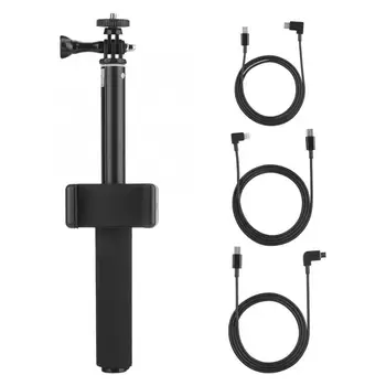 

perche selfie 4 in 1 Extension Kit for OSMO Pocket Camera Selfie Stick Phone Holder Ball Head Data Cable phone tripod Camera