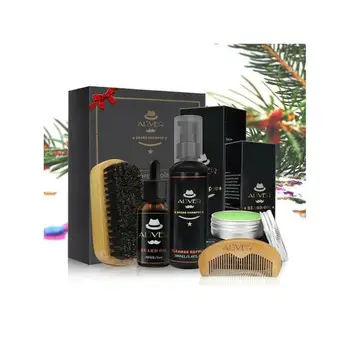 

Men's Beard Comb Hairbrush Oil Kit Gift Set Shampoo Shaving Cream Beard Care