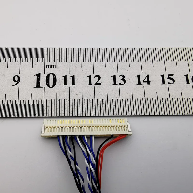 범용 노트북 화면 FIX 30 핀 1ch 8 비트 LVDS 케이블 26cm 13.3-16.4 인치 LCD 패널 용