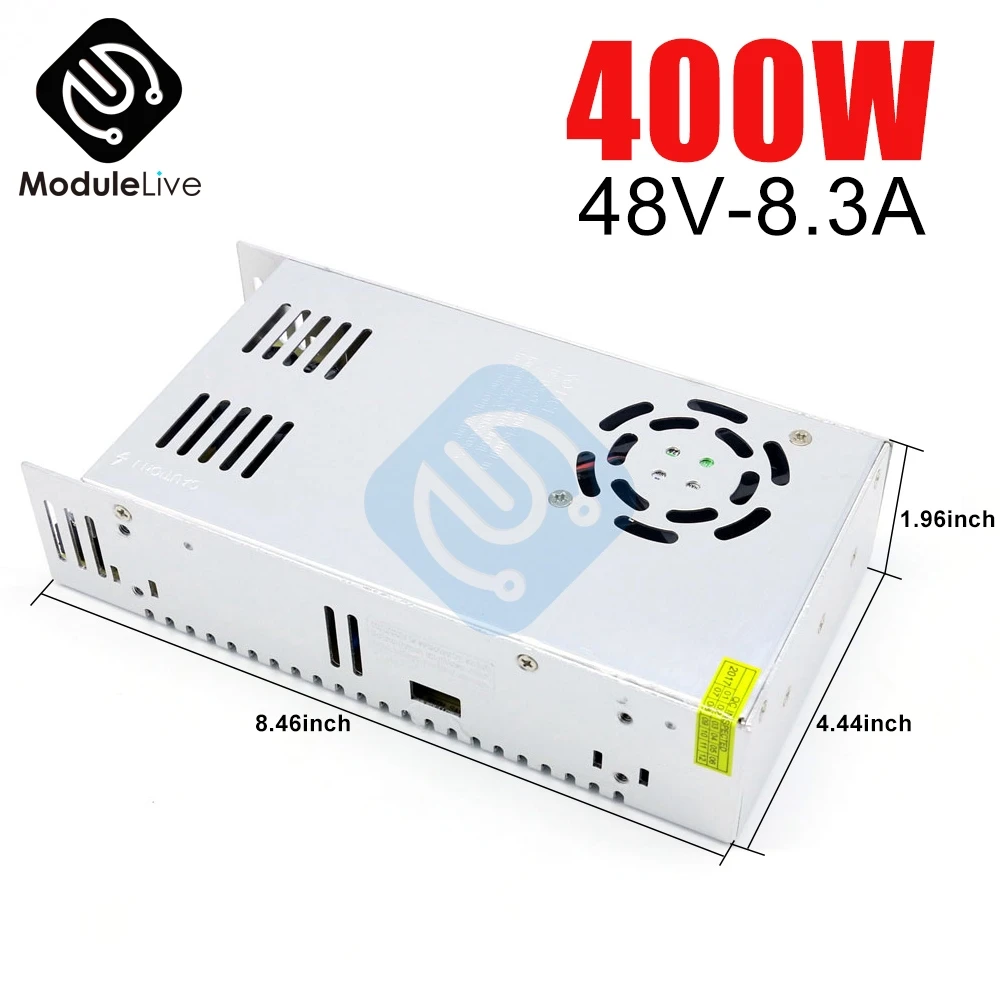 DC 48V 8.3A 400W источник питания Светильник ing трансформатор для светодиодной ленты светильник переключатель драйвер адаптера питания инструменты