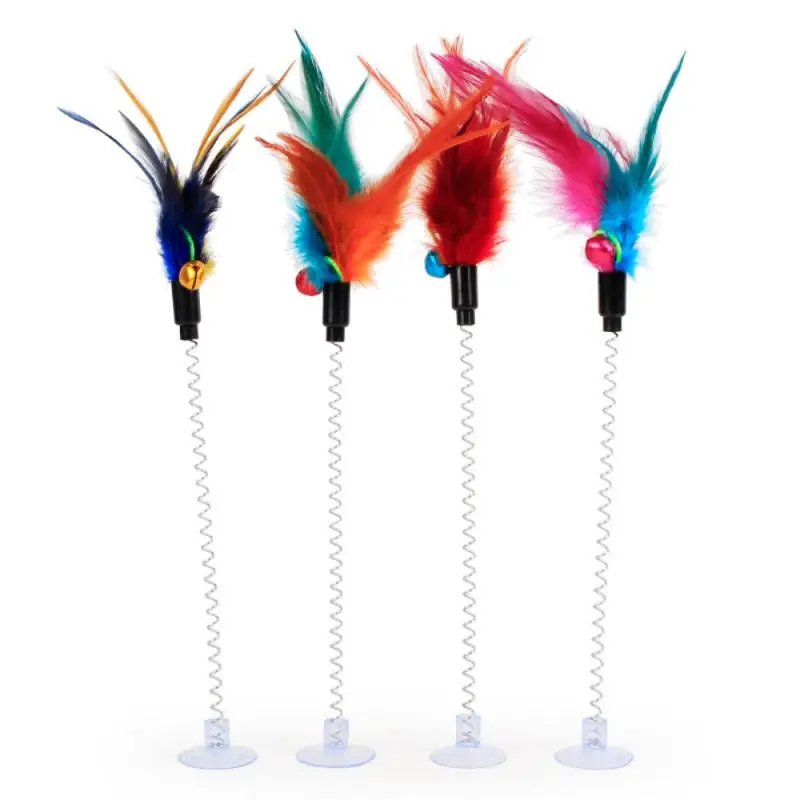 Cat Self-excited Toy Spring Prison Cage Mouse Telescopic Wire Spring Color Random Cat Toy 1pcs High Quality Multi-style Pet Toys