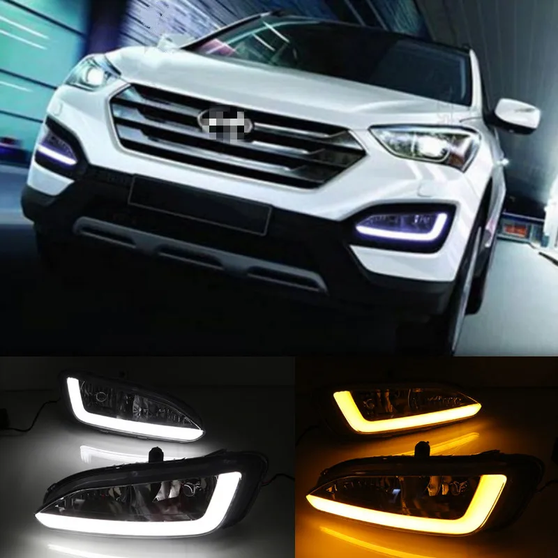 Дневные ходовые огни для Hyundai Santa Fe IX45 2013 2014 2015 2 шт. | Автомобили и мотоциклы