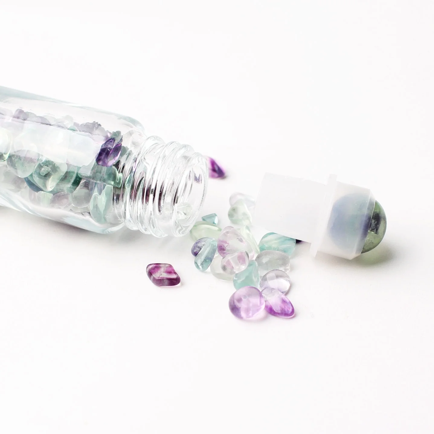 1 шт. шариковый флакон для эфирного масла натуральный кристалл ролик гравия бутылка для 10 мл ароматерапевтические целебный подарок