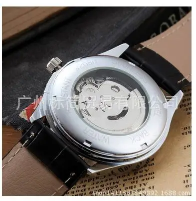 

Hot Sales Winner Genuine Product Fully Hollow out Men Automatic Analog Watch Leather Strap Watch MEN'S Watch