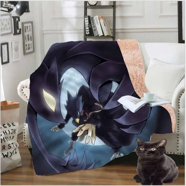YOJULY My hero college style Kids Adult 3D printed blanket Couch Quilt Cover Travel Bedding fashion factory outlet store K02 - Цвет: 17