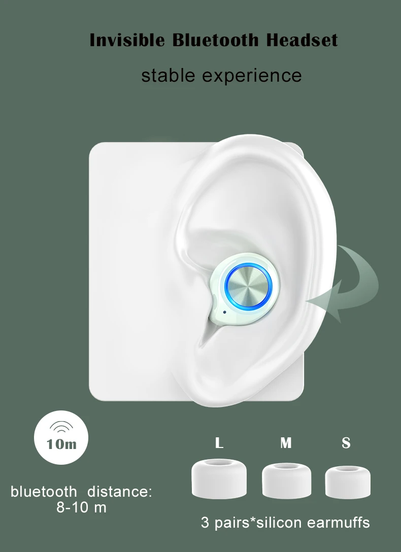 TW70 Bluetooth 5.0 Earphone For Iphone Wireless Hd Call Headset With Mike TWS Wireless Touch Control Earbuds Bluetooth Device