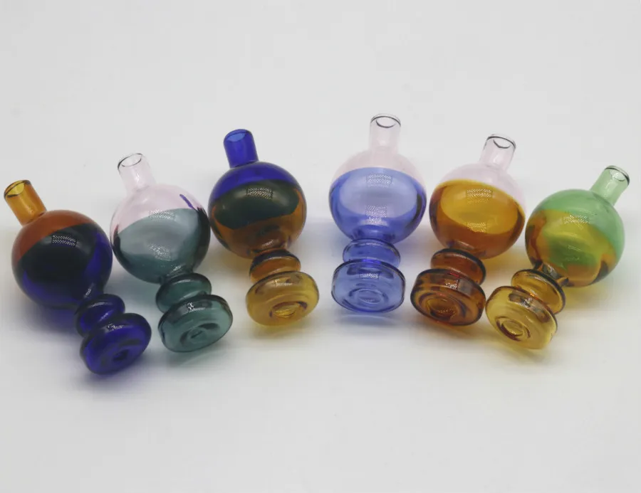 New arrival Colorful Glass Carb Cap Hat Caps for Thermal Quartz Banger Nails for Glass Bong