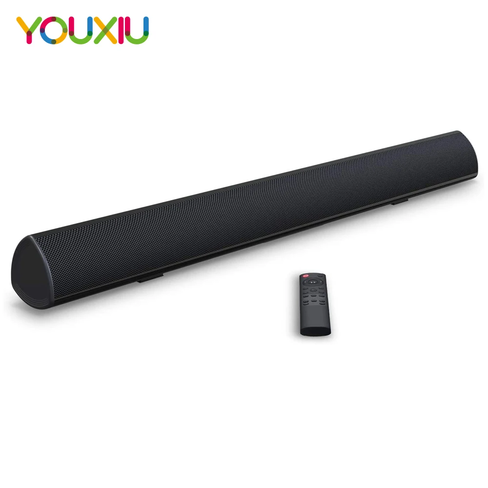 

40W TV Soundbar Wireless Bluetooth Speaker 5.0 Sound Bar Dual Bass Wired Home Theater System Subwoofers 3D Bass Stereo Surround