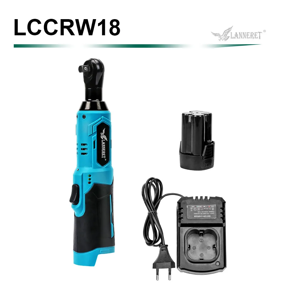 Blue 1pc battery LANNERET электрический ключ с трещоткой Аккумуляторный ключ 16,8 в 3/" Леса 70 нм крутящий момент Трещотка с розетками рукав - Цвет: Blue 1pc battery