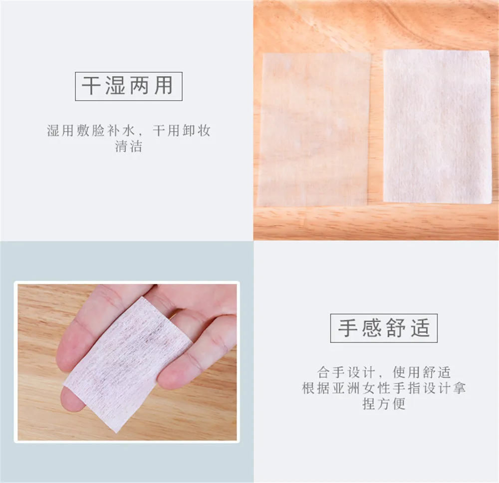 100500PCS Korean Facial Organic Cotton Pads Facial Cleaning Nail Polish Remover Cosmetic Tissue Makeup Cotton Skin Care Tools (10)