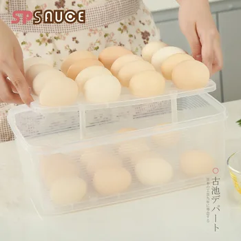 

Sp Sauce Double-deck Egg Box Fresh Egg Accept Box 32 Grid Home Furnishing Daily General Merchandise