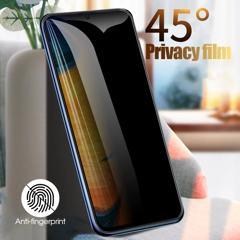 С антибликовым покрытием полное покрытие Стекло для samsung Galaxy A70 A50 A60 A20 A30 A10 A40 A80 A90