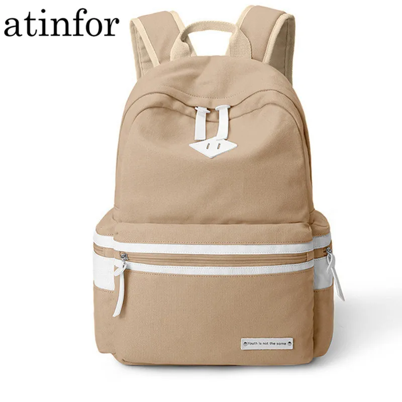 Женский холщовый рюкзак в стиле преппи для девочек подростков|canvas school backpacks|backpack
