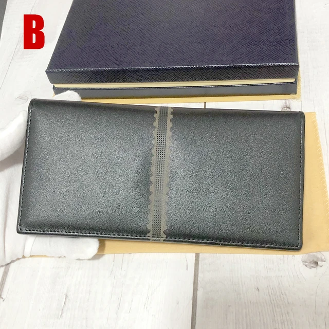 Luxury Men's Long Wallet MB Purses Genuine Leather  Designer Wallet  MHB09 4