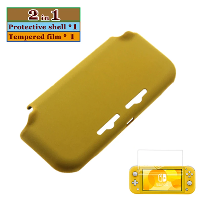 Новинка года. Защитный пластиковый чехол для nintendo Switch Lite. Защитный Водонепроницаемый чехол для nintendo Switch Lite - Цвет: 2in1  Yellow