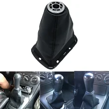 Рукоятка переключения передач Gaiter Boot Cover чехол рамка для TOYOTA AVENSIS T25 MK2 II 2003-2009 черный PU кожа автомобильные аксессуары